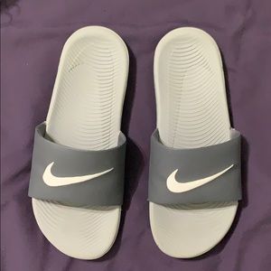 Men’s gray Nike Slide Sandals